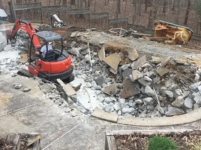 Full Pool Demolition in Dallas Fort Worth - Remove A Pool DFW - Full Pool Removal