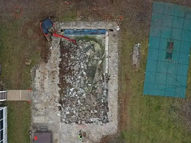 Full Pool Removal Dallas Fort Worth - Remove A Pool DFW - Swimming Pool Demolition in Dallas