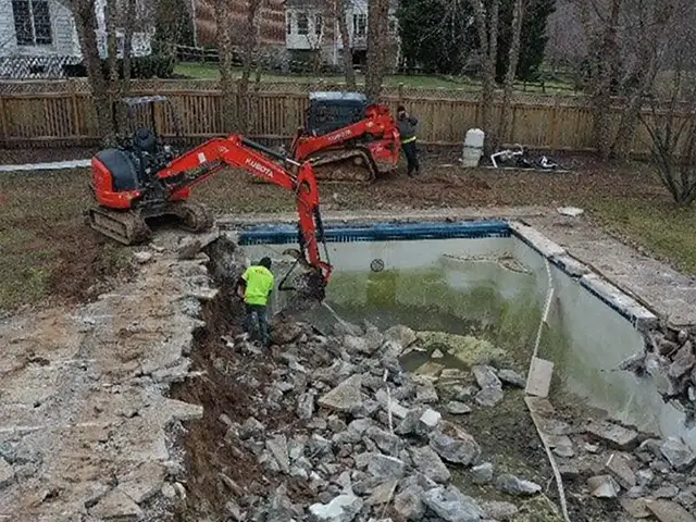 Full Swimming Pool Removal Dallas Fort Worth - Remove A Pool DFW - Swimming Pool Removal in Dallas