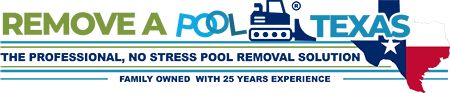 Professional Pool Demolition Company in Dallas Fort-Worth Texas - Logo of Remove A Pool Dallas Fort-Worth - Remove A Pool DFW