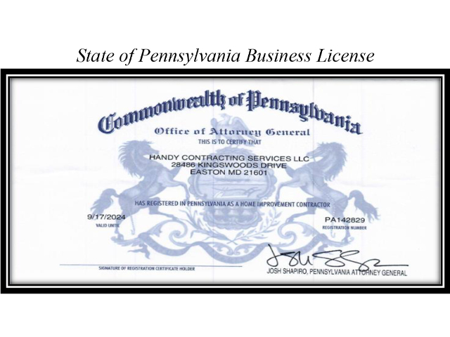 Pennsylvania Business License